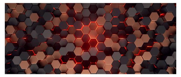 Obraz - Futuristická abstrakcia (120x50 cm)