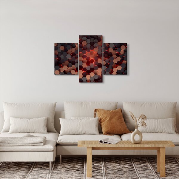 Obraz - Futuristická abstrakcia (90x60 cm)
