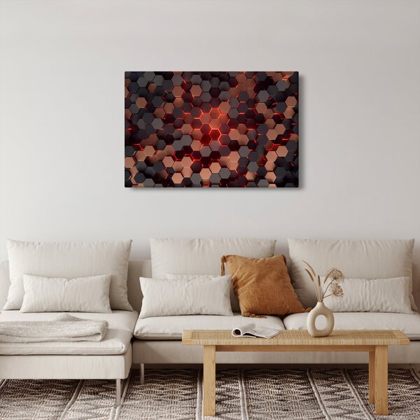Obraz - Futuristická abstrakcia (90x60 cm)