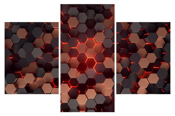 Obraz - Futuristická abstrakcia (90x60 cm)