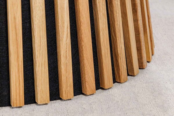 Dizajnový jedálenský stôl Wadeline 120 cm prírodný dub
