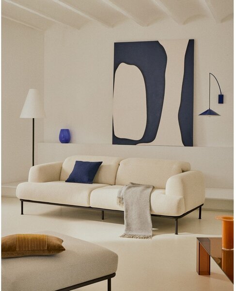 Béžová ženilková pohovka 234 cm Aurum – Kave Home