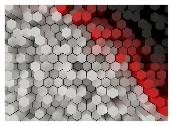 Obraz - 3D hexagóny (70x50 cm)