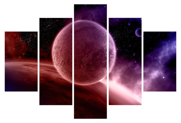 Obraz - Planéta (150x105 cm)