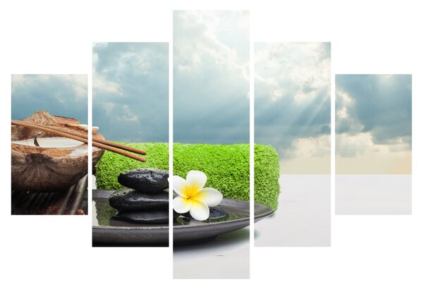 Obraz - Spa and relax (150x105 cm)