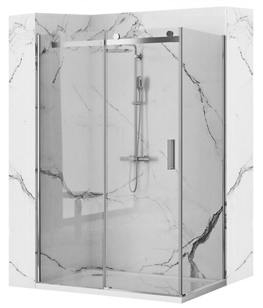 Rea - Sprchovací kút Nixon - chróm - 90x120 cm - L