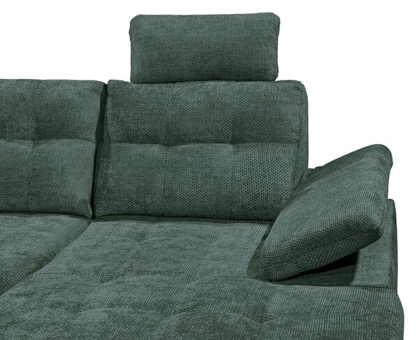 SEDACIA SÚPRAVA, textil, tmavozelená Livetastic - Sedačky, Online Only