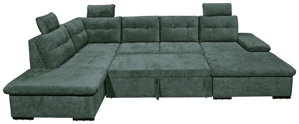 SEDACIA SÚPRAVA, textil, tmavozelená Livetastic - Sedačky, Online Only