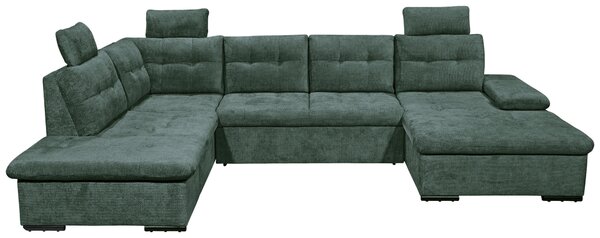 SEDACIA SÚPRAVA, textil, tmavozelená Livetastic - Sedačky, Online Only
