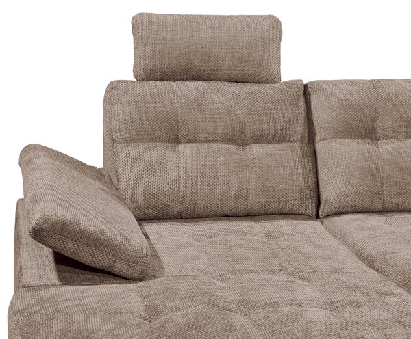 SEDACIA SÚPRAVA, textil, taupe Livetastic - Sedačky, Online Only