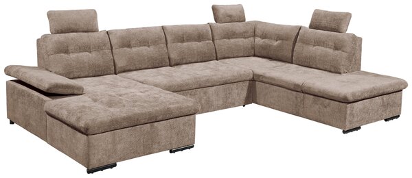 SEDACIA SÚPRAVA, textil, taupe Livetastic - Sedačky, Online Only