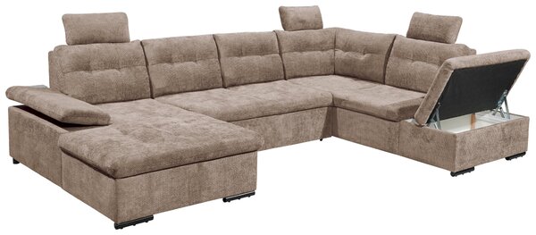 SEDACIA SÚPRAVA, textil, taupe Livetastic - Sedačky, Online Only