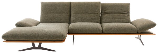ROHOVÁ SEDAČKA, drevo, textil, zelená Dieter Knoll - Sedačky