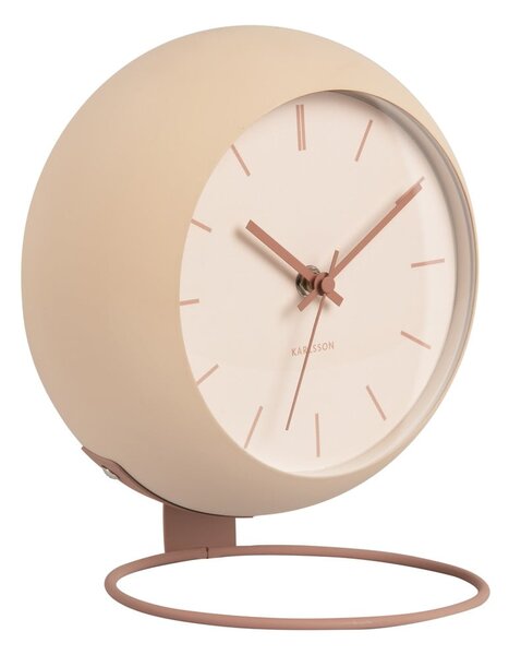 Stolové hodiny ø 21 cm Nirvana Globe – Karlsson