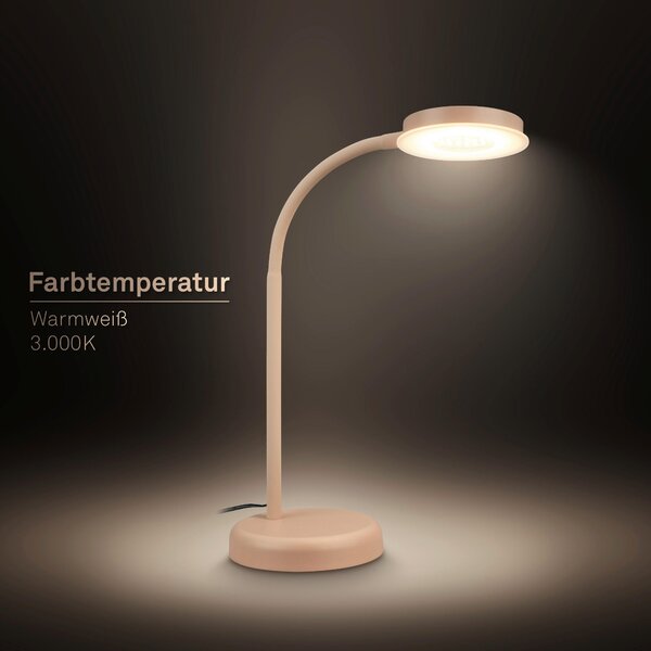 STOLNÁ LED LAMPA, dotykový stmievač, 13/55,5 cm - Interiérové svietidlá