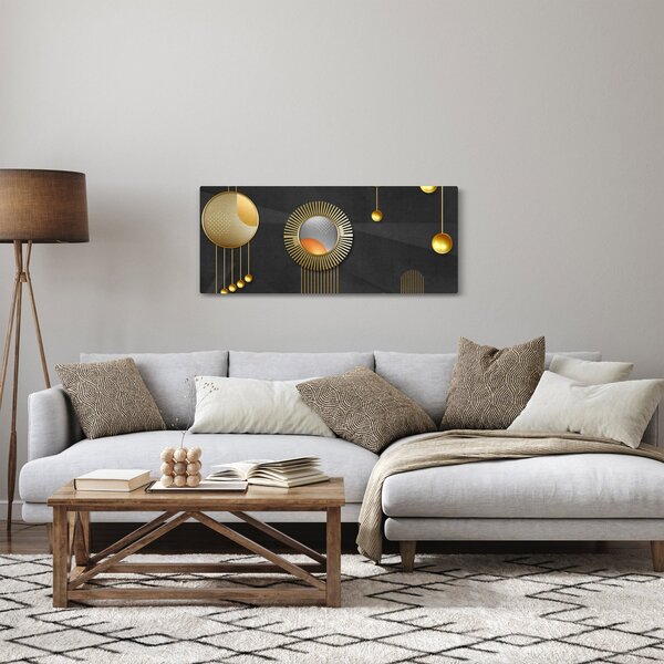 Obraz - Abstrakcia (120x50 cm)