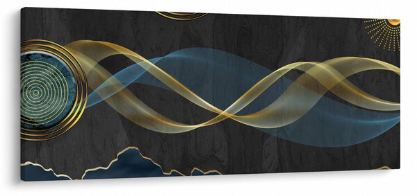 Obraz - Abstrakcia (120x50 cm)