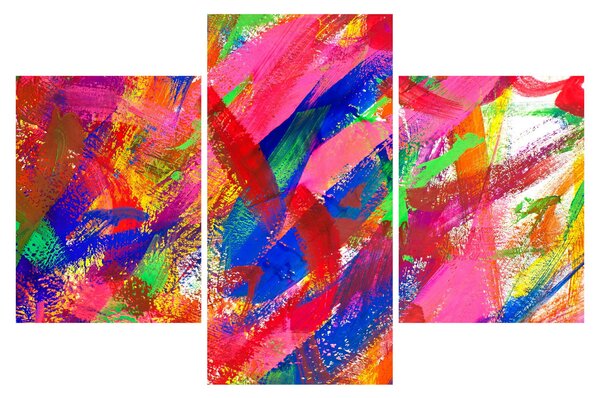 Obraz - Farebná abstrakcia (90x60 cm)