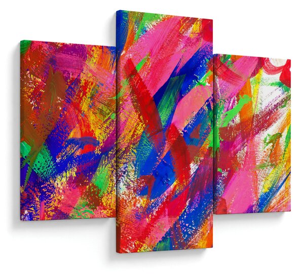 Obraz - Farebná abstrakcia (90x60 cm)