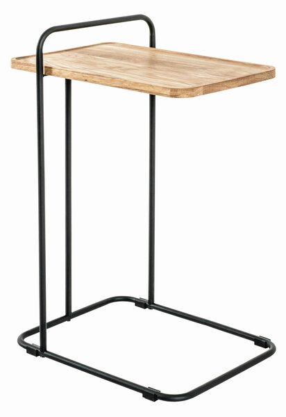 PRÍRUČNÝ STOLÍK, dub, čierna, farba duba - Stolíky do obývačky, Online Only