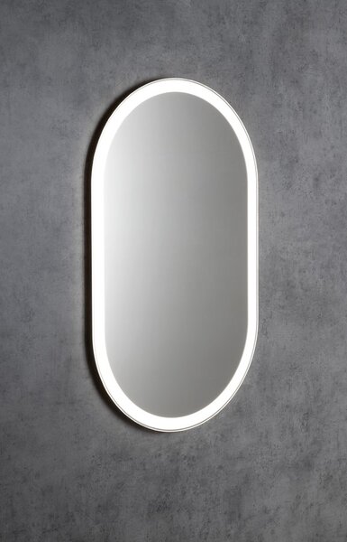 Sapho Sapho, PARGA oválne zrkadlo s LED osvetlením 60x100 cm, PG600