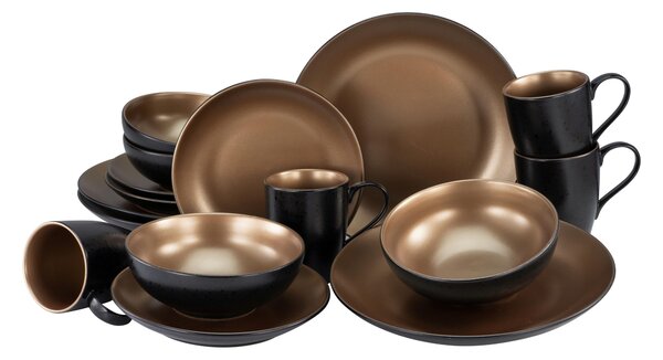 KOMBINOVANÝ SERVIS Glamour Gold 16-dielne Creatable - Online Only bytové doplnky, Online Only