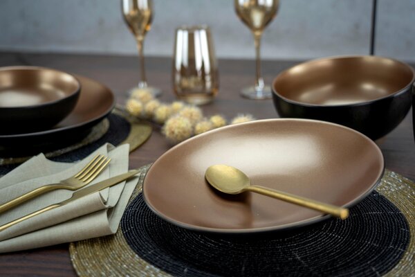 KOMBINOVANÝ SERVIS Glamour Gold 16-dielne Creatable - Online Only bytové doplnky, Online Only