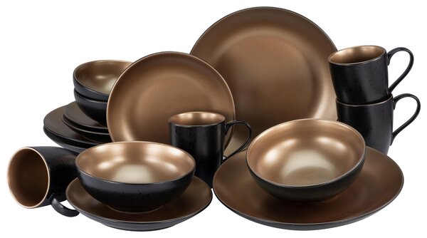KOMBINOVANÝ SERVIS Glamour Gold 16-dielne Creatable - Online Only bytové doplnky, Online Only