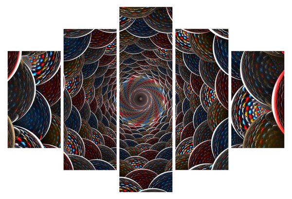 Obraz - Vír (150x105 cm)