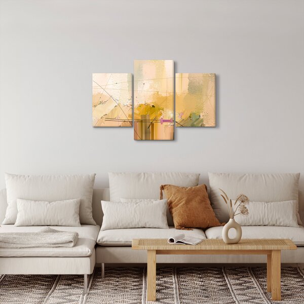 Obraz - Abstrakcia, olejomaľba (90x60 cm)