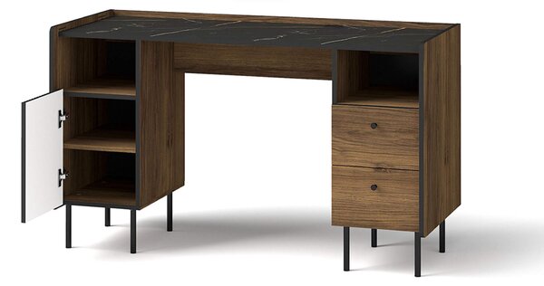 Písací stôl Prestigo P9 - orech warmia / čierna