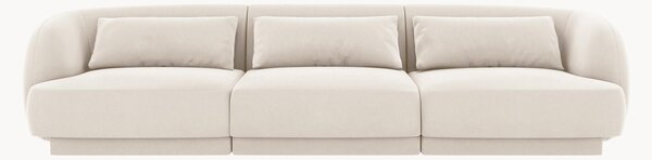 Pohovka v zamatovom vzhľade Tulum (4-miestna), Š 255 cm