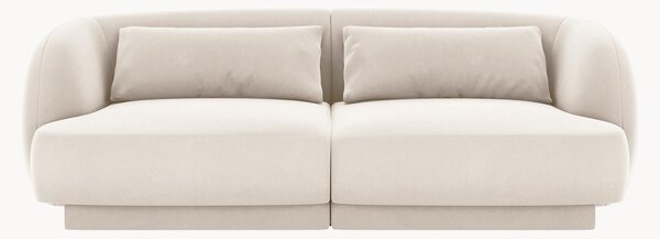 Pohovka v zamatovom vzhľade Tulum (2-miestna), Š 180 cm