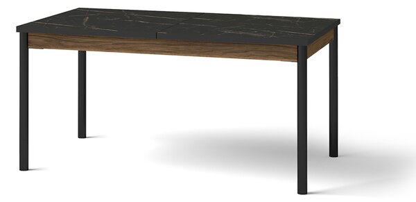 Rozkladací stôl Prestigo P14 - orech warmia / čierna