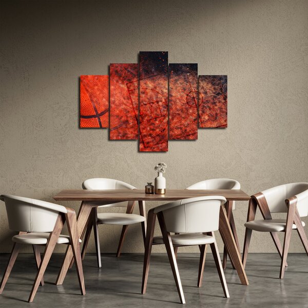 Obraz - Basketbalová lopta (150x105 cm)
