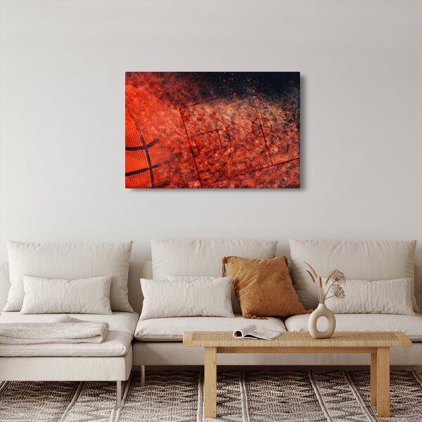 Obraz - Basketbalová lopta (90x60 cm)