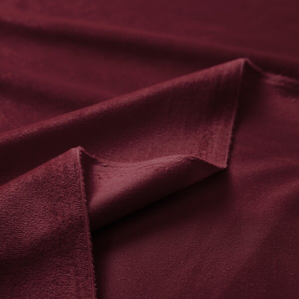 Zamatová látka Velvet Prémium SVP-010 Tmavo vínová - šírka 145 cm