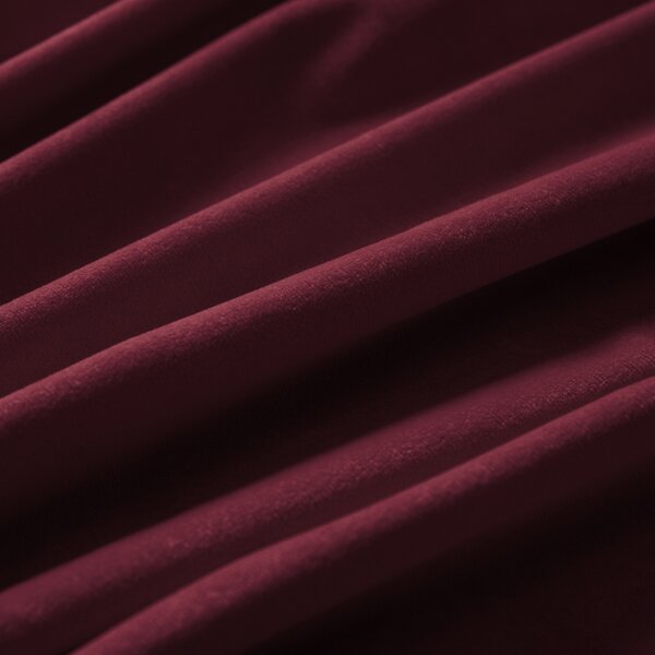 Biante Zamatový oválny obrus Velvet Prémium SVP-010 Tmavo vínový 100x140 cm