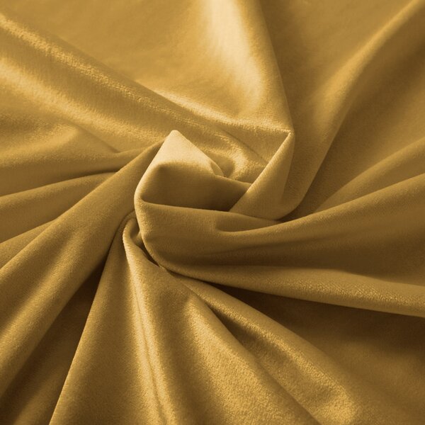 Biante Zamatový prehoz na posteľ Velvet Prémium SVP-009 Horčicový 140x200 cm