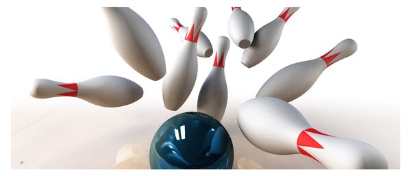 Obraz - Bowling (120x50 cm)