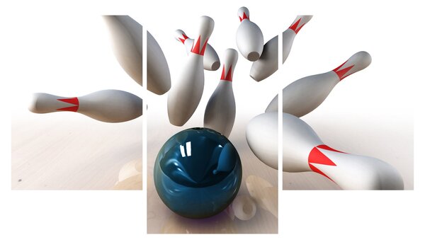 Obraz - Bowling (90x60 cm)