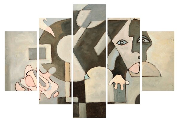 Obraz - Kubizmus (150x105 cm)