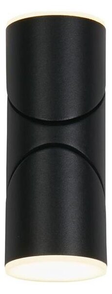 Searchlight 36180BK - LED vonkajšie nástenné svietidlo SOHO 2xLED/6W/230V IP44