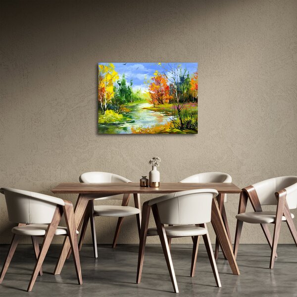 Obraz - Maľba krajiny (70x50 cm)
