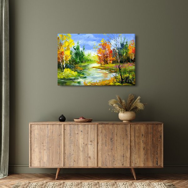 Obraz - Maľba krajiny (90x60 cm)