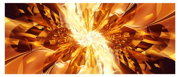 Obraz - Abstrakcia (120x50 cm)