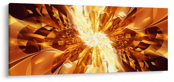 Obraz - Abstrakcia (120x50 cm)