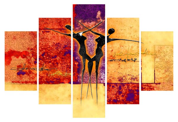 Obraz - Africká bohyňa (150x105 cm)