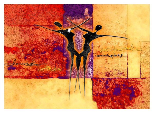 Obraz - Africká bohyňa (70x50 cm)