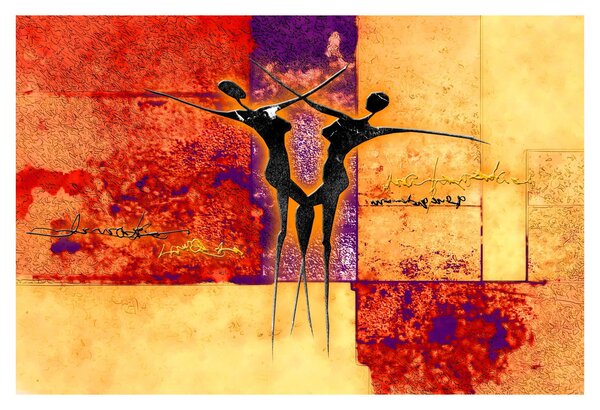 Obraz - Africká bohyňa (90x60 cm)